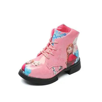 

Leather Children Girls Boots Fashion Anime Children's Shoes Girls Boots Pu Leather Shoes For Girls Winter Boots EU Size 26-36