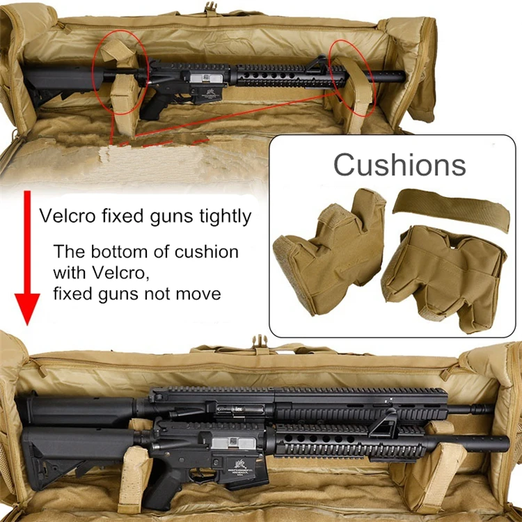 100 см тактическое двойное ружье сумка с плечевым ремнем для M249 военный страйкбол ящик для пневматической винтовки сумка Защита охотничья сумка