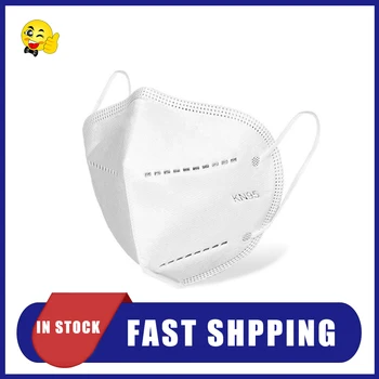 

5 pieces/bag of KN95 respirator, PM2.5 anti-fog and durable protective mask, reusable respirator (non-medical use)