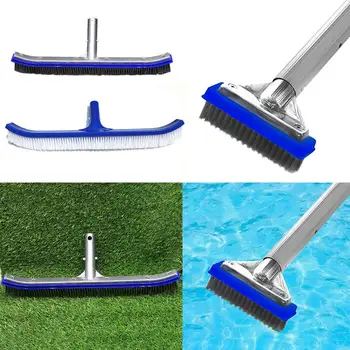 

Portable Pool Wire Brush Hot Tub Pool SPA Wall Floor Algae Dirt Cleaning Tools Swimming Portable Outdoor Elements