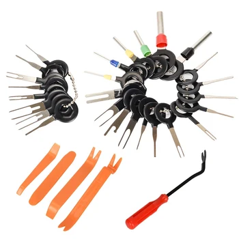 

Terminal Disassembly Tool Auto Car Wire Connector End Pin Drawer Automatic Trimming Tool Kit, Automatic Electric Extractor Slide