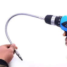 Металлический легкий гибкий гибочный вал Соединительный адаптер для электронного Сверла инструмент для Хэллоуина Herramientas#0921