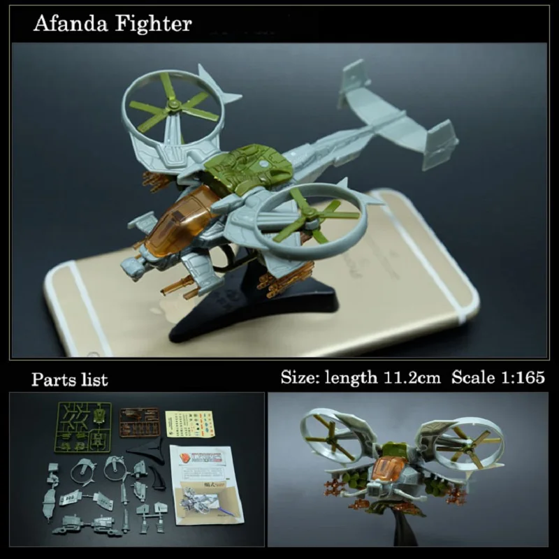 4D Avatar Scorpion Fighter Assembly Aircraft Model Puzzle Building Figure