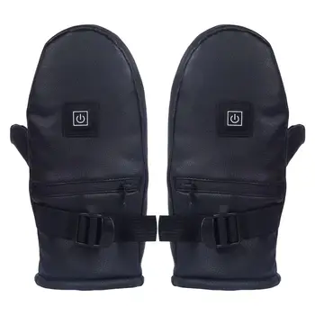 

Electric Heating Gloves Battery Charging Clench-To-Heat Gloves Double-sided Heating Five-finger Touch Screen Gloves Winter