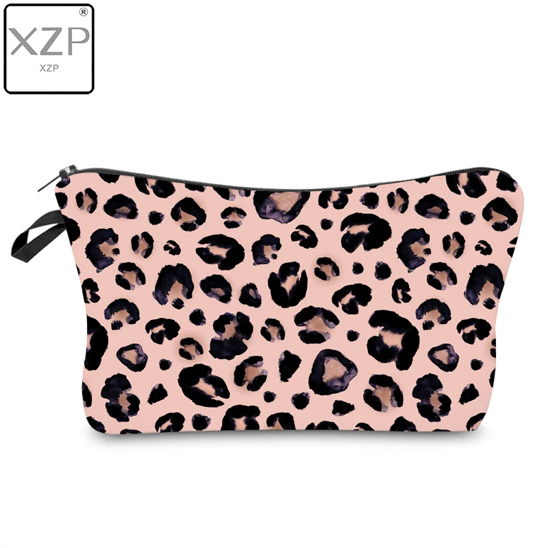 Водонепроницаемая привлекательная косметичка XZP с леопардовым принтом