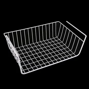 

Wholesale New Under Shelf Storage Basket Cabinet Storage Shelf Wire Baskets Kitchen Hanging Rack Storage Basket Wire