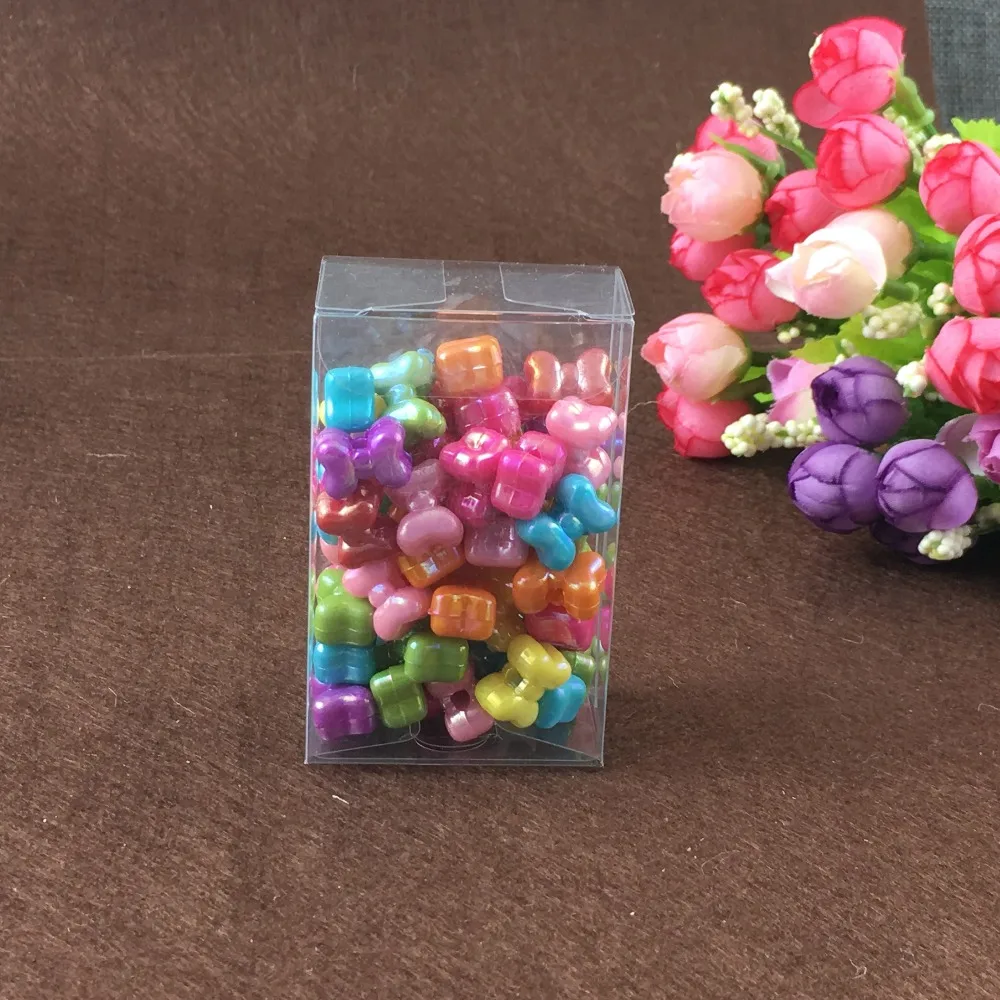 

30pcs 5*7*8cm clear plastic pvc box packing boxes for gifts/chocolate/candy/cosmetic/crafts square transparent pvc Box