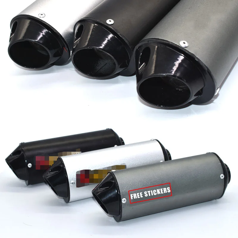 Skup 28mm 32mm 38mm 51mm tłumik wydechowy motocykla rury dla 125cc 150cc 160cc Dirt pitbike ATV dla Honda dla Yamaha dla Kawasaki