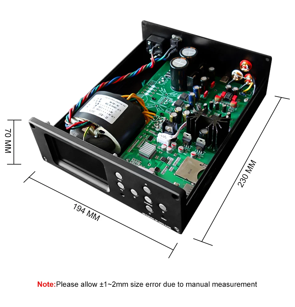 AIYIMA APTX-HD Bluetooth 5,0 цифровой аудио декодер DAC SD USB AK4495 без потерь декодирование lcd музыкальный плеер DIY домашний кинотеатр