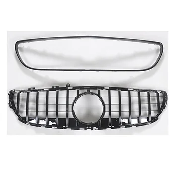 

For Mercedes-Benz CLS W218 2015-2018 CLS260 CLS300 CLS320 CLS350 Car styling Middle grille Diamond GT front grille vertical bar