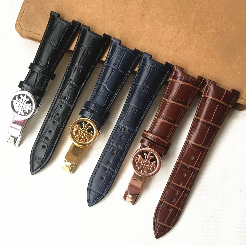 Cinturino In Pelle Per Patek Cif 5711 5712G Nautilus Watch Cinturino Speciale Per Uomo E Donna 25Mm