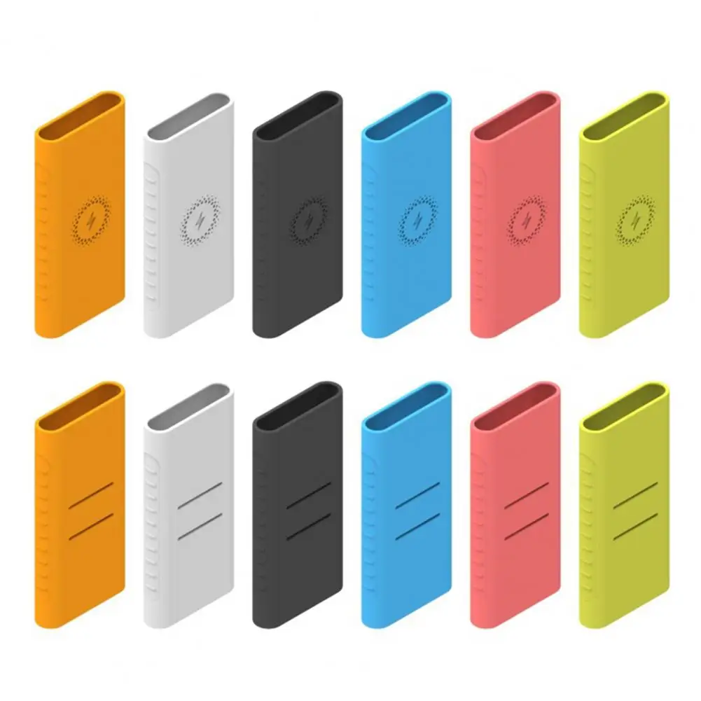 New Silicone Protector Case For xiao mi powerbank 10000mAh PLM11ZM Wireless Powerbank Accessories Case WPB15ZM and PLM13ZM