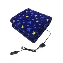12V Электромобиль одеяло с подогревом Звезда путешествия зима кемпинг поездки(6" x 40", синий