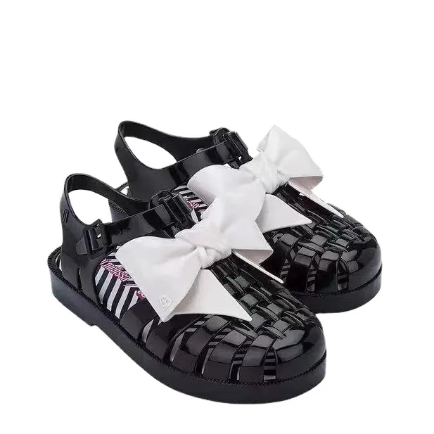 2021 New Mini Melissa Baby Jelly Rome Sandals Girls Boy Cute Transparent Children's Shoes Toddler Melissa Sandals bata children's sandals