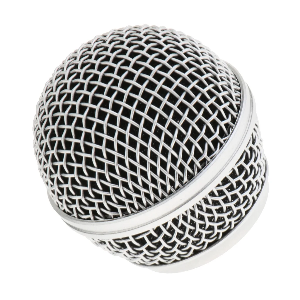 Durable Steel Microphone Grille Mic Mesh Grill Ball Head Rust Resistant