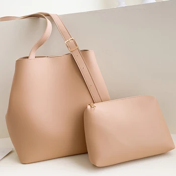 

Women Shoulder Bag Pu Leather Handbag Large Capacity Tote Crossbody Purse For Girls Luxury Fashion Designer Composite Big Black