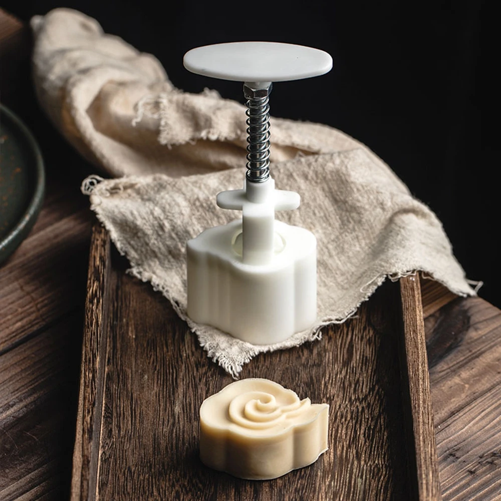 Bakery Molds Moon Cake Cookie Flower Stamp Mooncake Mold Kitchen Utensils Ma'amoul Oriental Pastry Mould Form for Baking