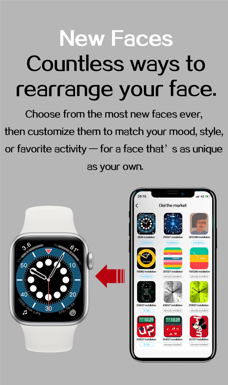 ο IWO 13 AK76  Ʈ ġ  ð   ȭ Smartwatch   ð  1.75 ġ ȵ̵ IOS ȭ