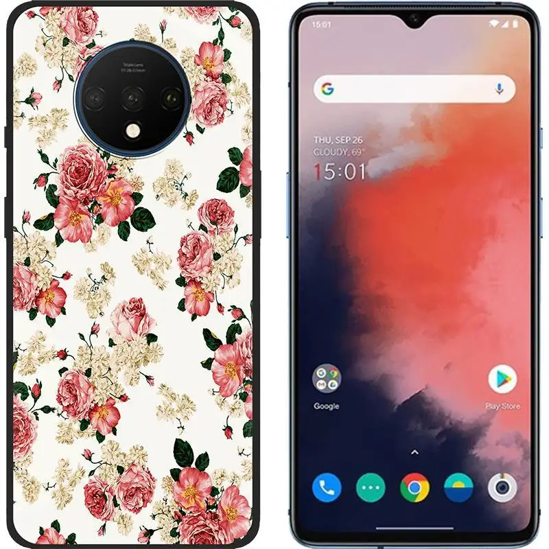 Для oneplus 7T чехол тонкий мультяшный Мягкий ТПУ силиконовый чехол для One plus 7T Coque Funda 6,55 ''чехол для телефона s для oneplus 7 t 7 t