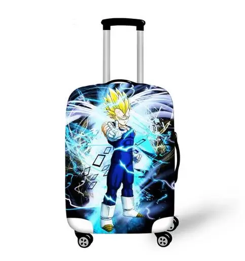 picture color 18-32 дюймов Dragon Ball Z DBZ чехол для чемодана для путешествий чемодан протектор для мальчиков и девочек на колесиках прочный защитный чехол - Цвет: picture color