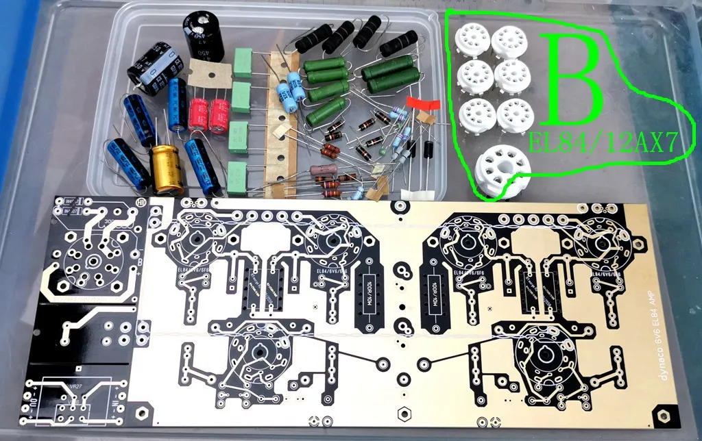 Amplificador de Áudio 10w para Amplificador de Tubo Kits Diy Placa Pcb 6 v6 - El84 - Image 3