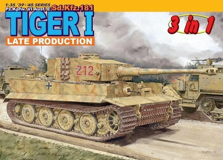 Dragon 6253 1/35 Pz.Kpfw. VI Ausf.E Sd.Kfz.181 Tiger I Набор для поздний выпуска |