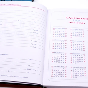 

2021 Planner -Weekly & Monthly Planner with Tabs Hardcover Agenda with Notes