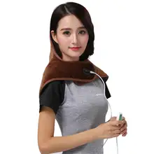 Электрическое одеяло с подогревом плеча шеи Защита спины талии шейного позвонка прижигание спины теплый нагрев компресс жилет