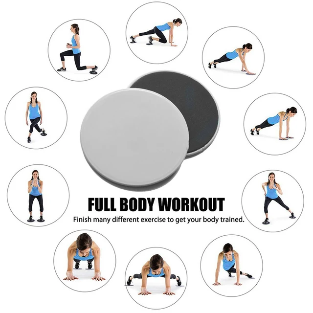 2pcs Gliding Discs Slider Fitness Disc Exercise Sliding Plate Abdominal Core Muscle Training Yoga Sliding Disc