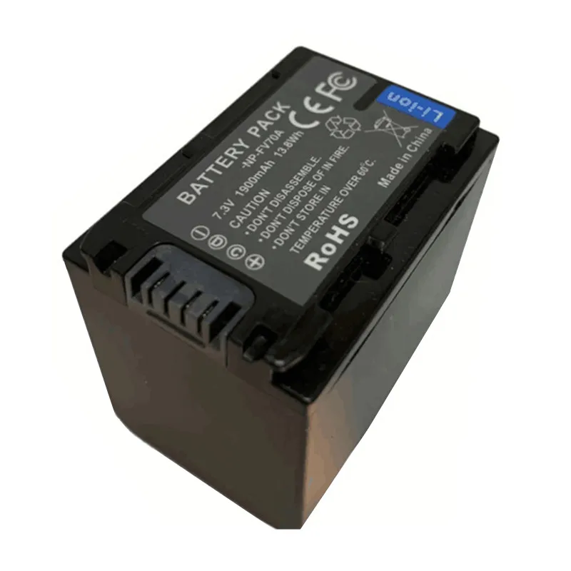 7XINbox 7,3 V 1900mAh Цифровая Камера Батарея для sony NP-FV30 NP-FV50 NP-FV50A NP-FV70 NP-FV70A NP-FV100 NP-FV100A