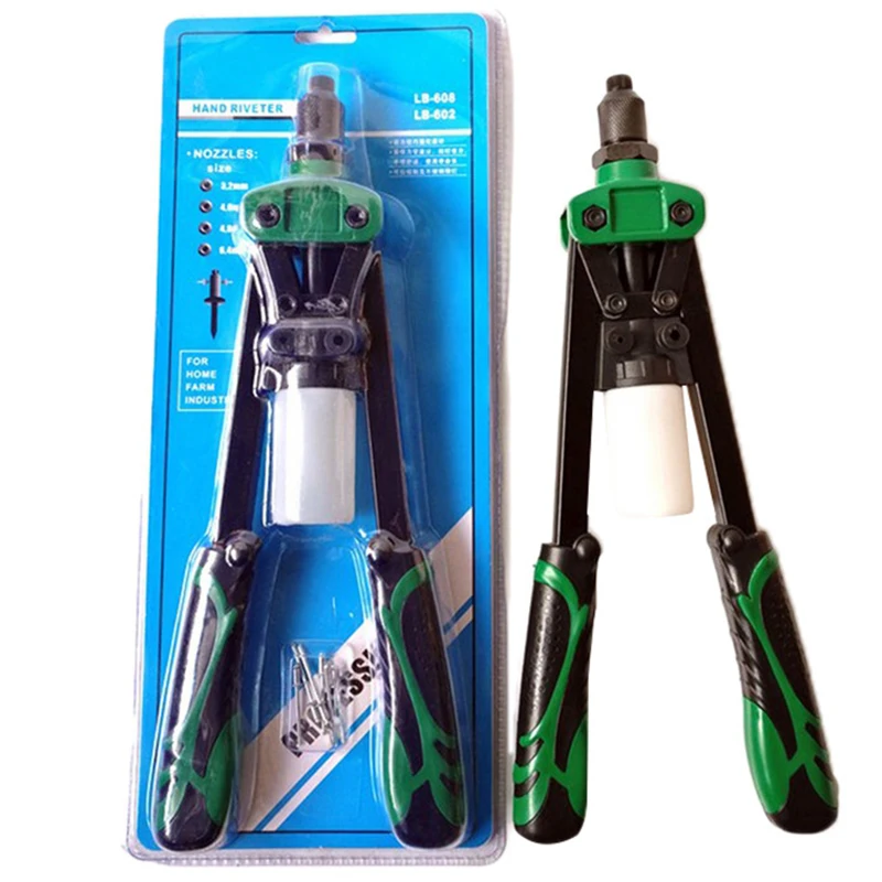 

13 Inch Heavy Duty Portable Mini Hand Riveter Blind Rivet Gun Tool Shock-Proof Hand Tools With Soft Rubber Non-Slip Handle