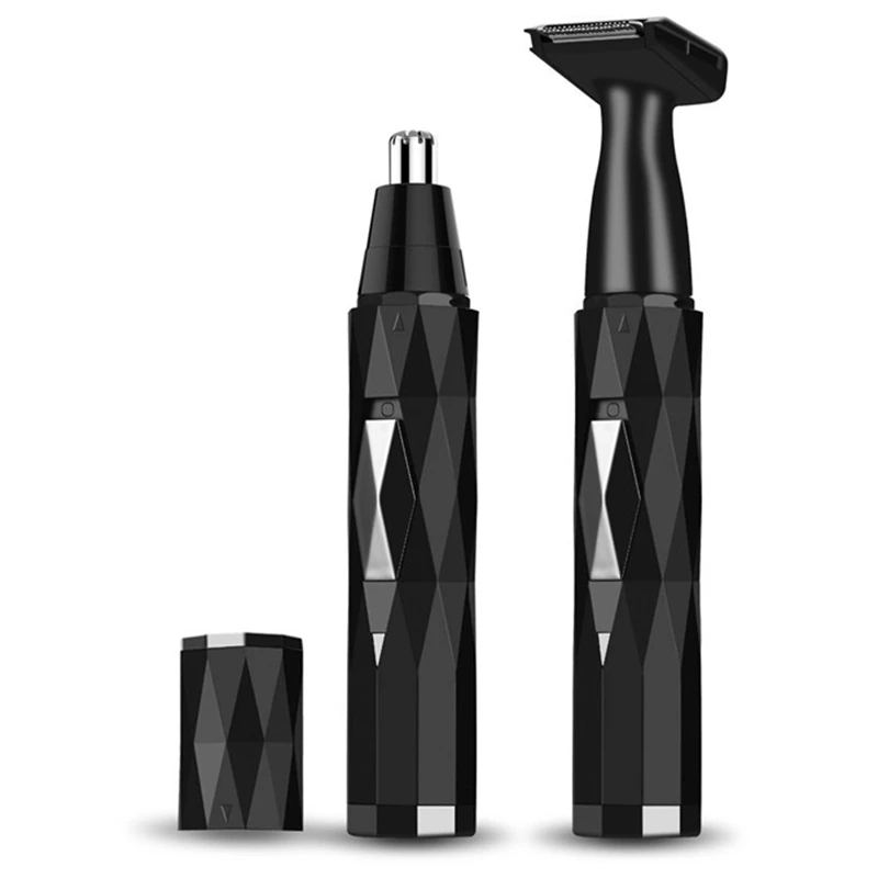 Electric Men's Nose Hair Trimmer USB Hair Trimmer Mini Shaving Eyebrow Shaping Knife Set Multifunctional Hair Removal Razor