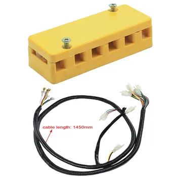 

TDPRO 40A 6 Positions Wire Connector Electric Barrier Terminal Board Block Strip EK2-BM Brushless Motor Wiring Harness Wire