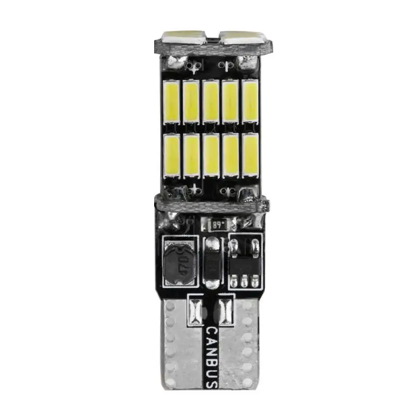 Новый светодиодный светильник T10 W5W 6000K Canbus для салона автомобиля 194 Led 4014 SMD лампа