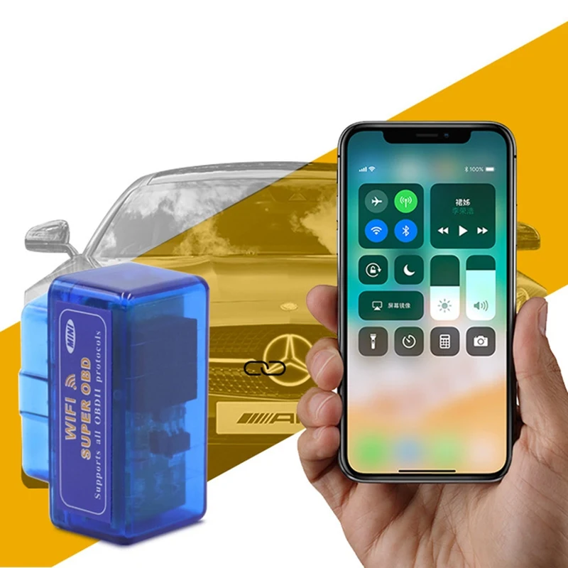 Супер Мини ELM327 Bluetooth V2.1/V1.5 OBD2 автомобильный диагностический инструмент ELM 327 Bluetooth 4,0 для Android/Symbian OBDII протокол