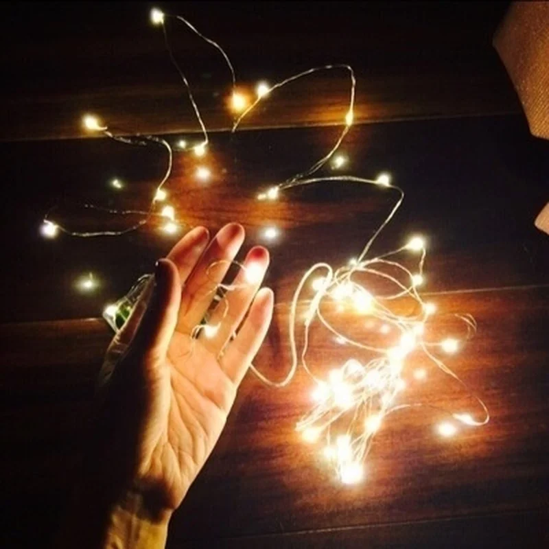 

2/3/4/5/10m Photo Clip Holder LED Fairy Stringed Light Wedding Party Home Decor Photo Clip Stringed Light Christmas Decor Light
