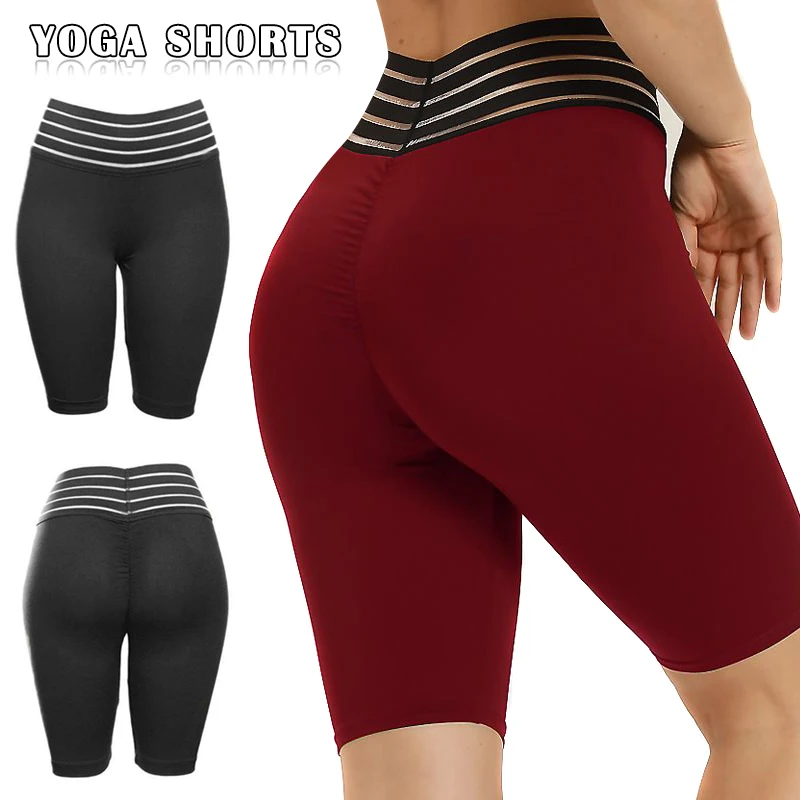 

Newly Leggings Women High Waist Yoga Shorts Push Up Biker Sports Gym Cycling Slim Fit Compression Pants Short Deportivo Mujer