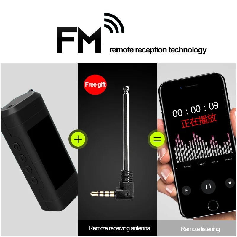 Yescool A50 8GB Digital Voice Recorder long