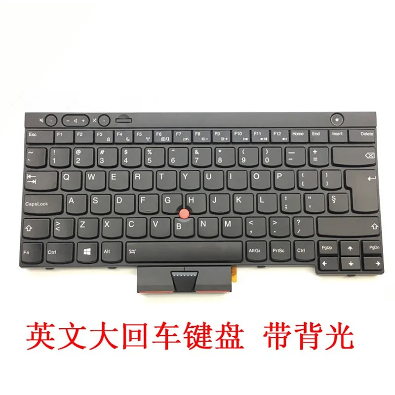 Новый оригинальный ThinkPad Lenovo t430 x230 x230t t430s t530 w530 L430 английская карета клавиатура с