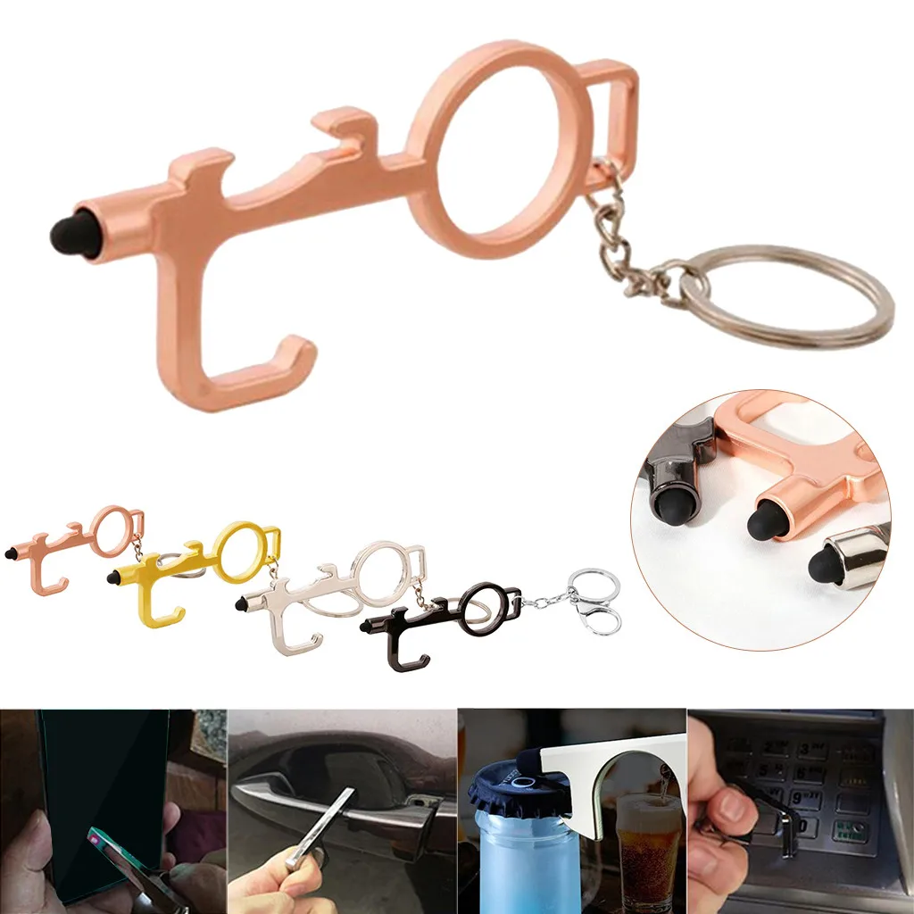 

Proof Door Opener Yool Multifunctional Free Door Opener Hand Tool Including Key Portable Door Handle Contactless Safety