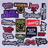 DIY Nirvana Rock Band Patch Embroidered Patches For Clothing Hippie Stickers Metal Bands Punk Stripes Patch On Clothes Stripes ► Photo 1/5