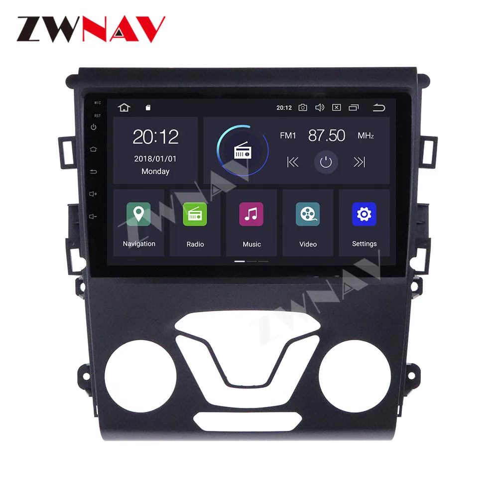 

ZWNAV 9" Android 10 4+64G Car Radio GPS Navigation For Ford Mondeo 5 2014-2019 DSP Car Auto Stereo Video Multimedia DVD Player