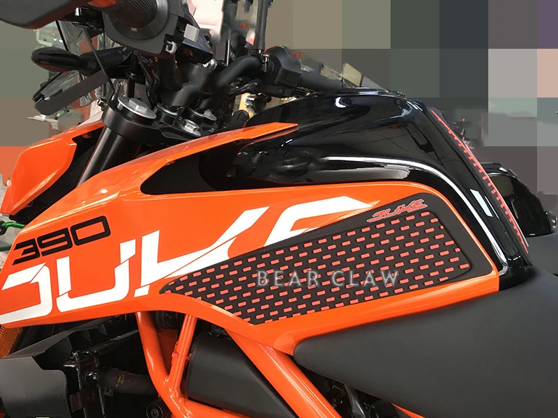 Для KTM DUKE390 DUKE 390 2018 2019 высокое качество бак мотоцикла тяги Сторона Pad газа топлива
