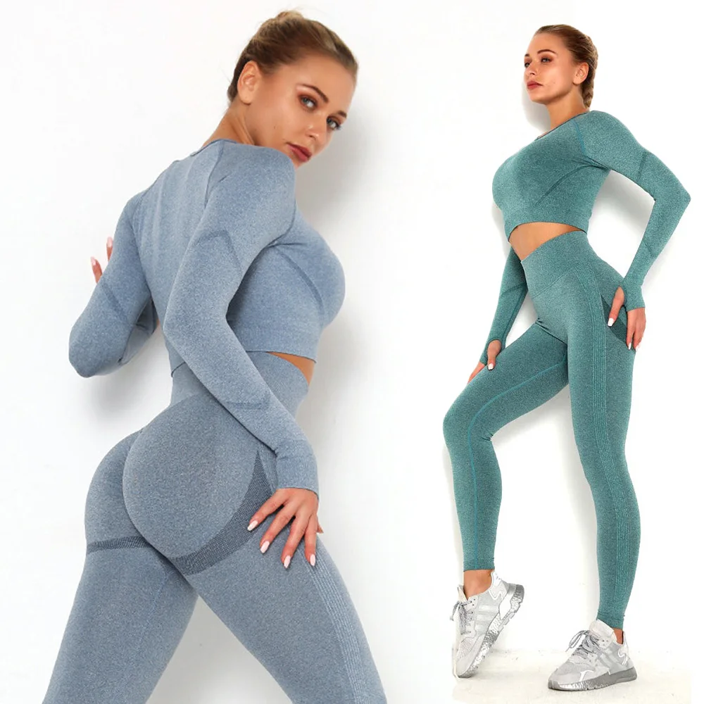 Yoga Clothing Set Sports Suit Women Sportswear Sports Outfit Fitness Set Athletic Wear Gym Seamless Workout Clothes For Women