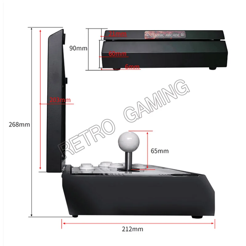 US $167.39 Retro Gaming Arcade Console Portable 101 inch Pandora 3D Games 2448 in 1 WIFI Version Handheld Retro Controller Can Add games
