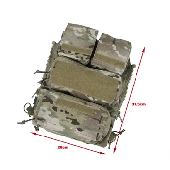 

TMC3107-MC Tactical Vest Zipper Pouch Bags Multicam Limited Edition for Tactical Vest 16-19 AVS JPC2.0 CPC