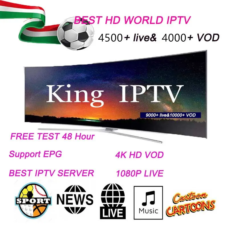 

4500+ Live World Europe IPTV Subscription France Brazil Arabic Dutch Sweden French Poland Portugal For Smart TV Box IPTV M3U
