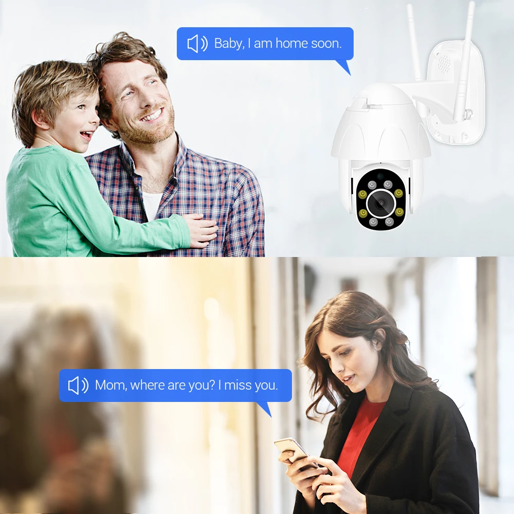 HD 1080P Yoosee Wi Fi камера 4 кратный цифровой зум Мини PTZ автоматическое отслеживание
