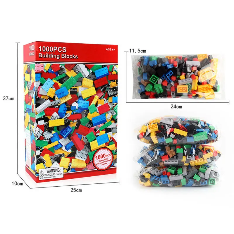 1000 Pieces DIY Building Blocks Bulk Sets City Creative Classic Technic Bricks Creator Toys for Children Minecrafteds Gifts 1000 Pieces DIY Building Blocks Bulk Sets City Creative Classic Technic Bricks Creator Toys for Children Minecrafteds Gifts