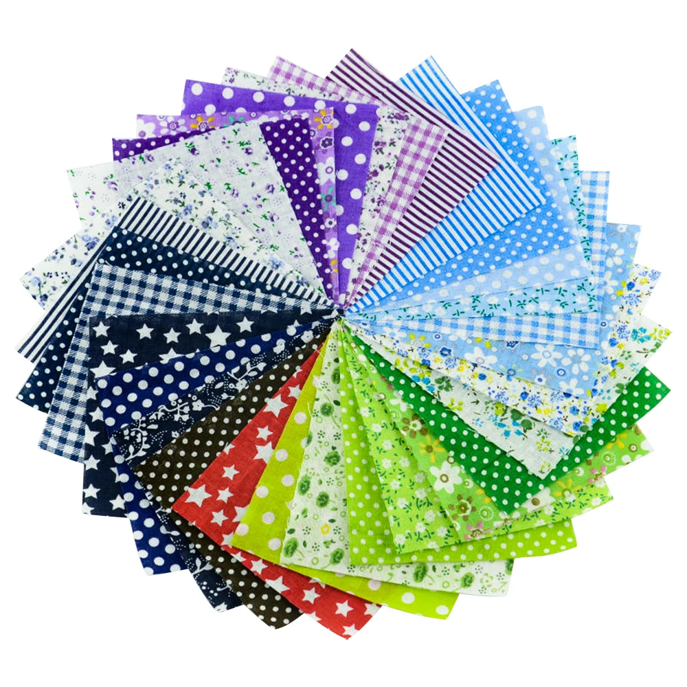 Cotton Fabric 30 Pcs/lot 10cmx10cm Color Random Charm Packs No Repeat Design For Sewing cotton craft fabric cotton fabric craft fabric fabric material